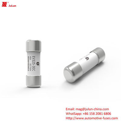DC 750V 20KA فيوز لوله دار سر مسطح خودروهای الکتریکی