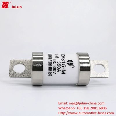 EV315-M-5M-150A 250A 300A 400A 500VDC حفاظت از فیوز خودروهای الکتریکی EV ولتاژ نامی Dc 500V 20KA