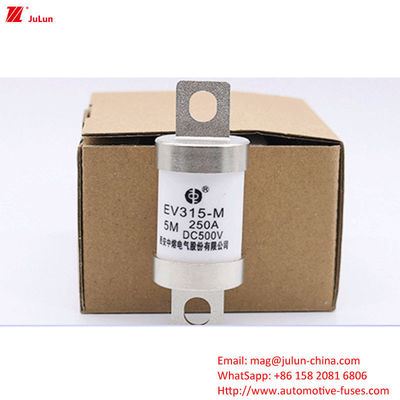 EV315-M-5M-150A 250A 300A 400A 500VDC حفاظت از فیوز خودروهای الکتریکی EV ولتاژ نامی Dc 500V 20KA