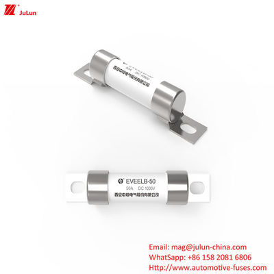 DC1000V 10A-50A فیوز EV با ترمینال پیچ بولت برای حفاظت از وسایل نقلیه الکتریکی