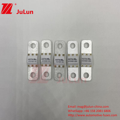 A121601-250A 125VDC ASTM فيوز های نوع ترمینال برای وسایل نقلیه الکتریکی سرامیکی