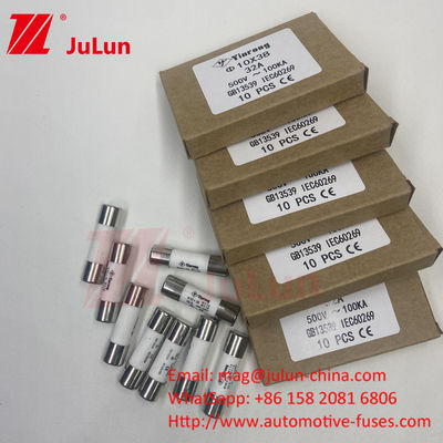 32A 10 * 38mm 15A 690VDC 1000VDC پانل نصب فیوز خورشیدی PV برای محافظت قوی از رشته های PV