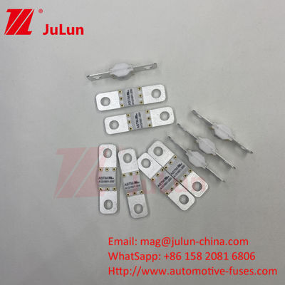ASTM A121601 125VDC 10KA 20KA فیوز های وسایل نقلیه الکتریکی برای وسایل نقلیه جاده ای 250A 100A 150A