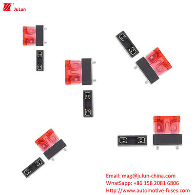 خانه های پلاستیکی ایمن قطع کننده مدار خودرو 30A-100A سیستم الکتریکی خودرو نگهدارنده فیوز مس