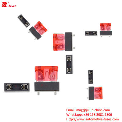 خانه های پلاستیکی ایمن قطع کننده مدار خودرو 30A-100A سیستم الکتریکی خودرو نگهدارنده فیوز مس