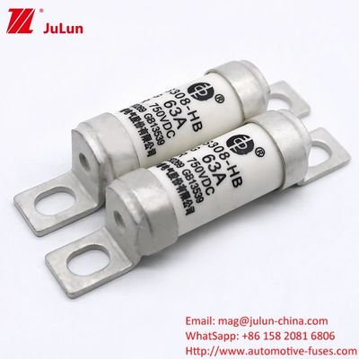 فیوز های الکتریکی DC750V 32A 63A 100A برای سیستم های برق