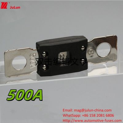 فیوز محافظ خودروهای الکتریکی 500A برای سیستم های 32V / 48V / 72V با پیچ M8