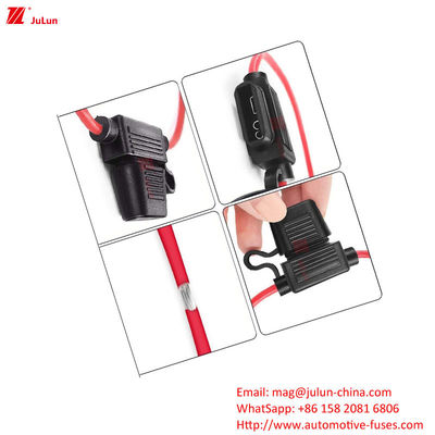 قطب دو قطبی قطعات اتومبیل مس تماس نگهدارنده فیوز ماشین 30A-500A 32V