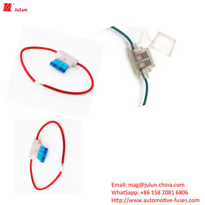 ANS / MIDI Premium Automotive Fuse Holder پلاستیکی / نیلونی خانه تک قطب قطعات اتومبیل قابلیت اطمینان بالا