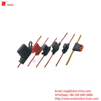 نگهدارنده فیوز خودروهای الکتریکی با ثبات بالا 32V 25A-100A پلیمر ضد شعله PVC