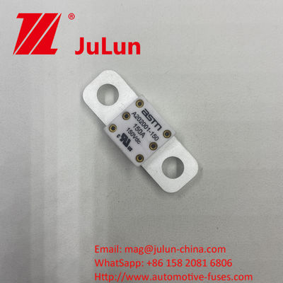 ASTM A202001 100A 150VDC فیوز های سرامیکی خودرو برای محافظت از مدار کوتاه در شارژر خودرو و مشخصات دیگر