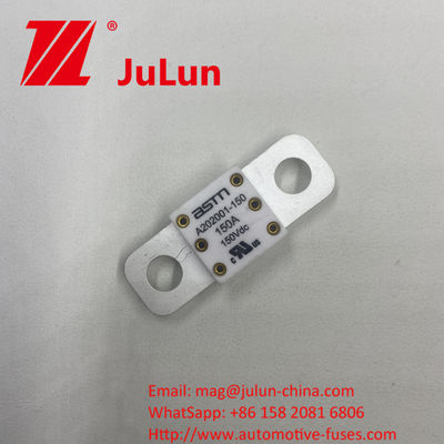 A202001-350A 150VDC فیوز های سرامیکی خودرو با ظرفیت شکستن 20KA 100A 150A 200A