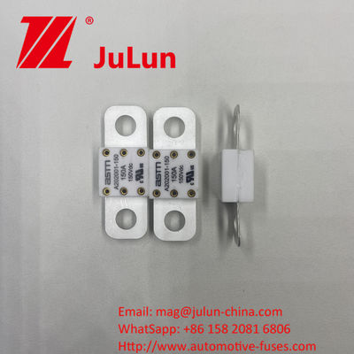 A202001-350A 150VDC فیوز های سرامیکی خودرو با ظرفیت شکستن 20KA 100A 150A 200A