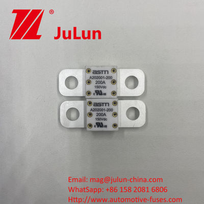 فيوز هاي سراميكي اتومبيل A202001-100A 150VDC براي شارژر خودرو و غيره. مس سراميكي نقره کوارتز ماسه طلا 100A 150A 200A 250A 300A 350A 400A 500A