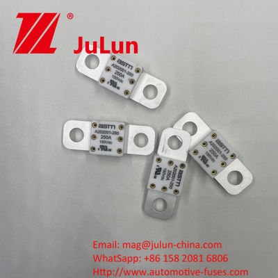 روش نصب پیچ ASTM A202001 400A 125VDC فیوزهای سرامیکی خودرو مواد مس و کوارتز شن
