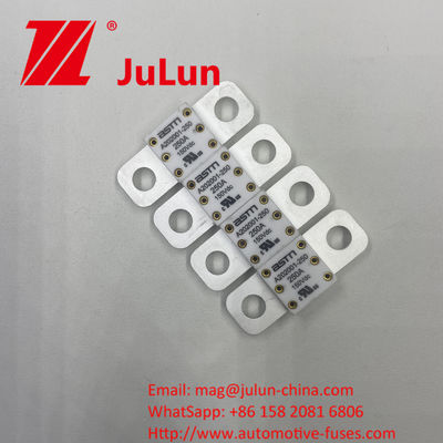 فیوز های سرامیکی اتومبیل ASTM برای سیستم کشش EV توصیه شده A202001 500A 125VDC