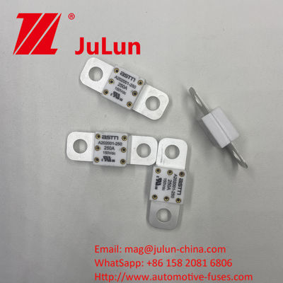 فیوز های سرامیکی اتومبیل ASTM برای سیستم کشش EV توصیه شده A202001 500A 125VDC