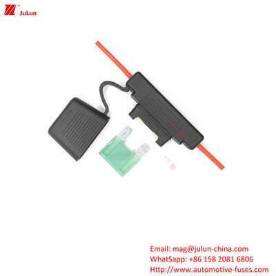 58v PVC اتومبیل دارنده فیوز ترمینال های قوطی برنج در خط