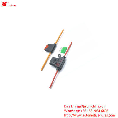 قطعات معدنی خودرو دارنده فیوز / جعبه با 5A-100A جریان نگه داری مطابق با استانداردهای UL اتحادیه اروپا ولتاژ نامی 32V-58V-80V