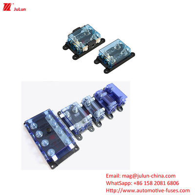 سیستم الکتریکی اتومبیل جریان نامی 20A-500A دارنده فیوز چند مشخصات متوسط و بزرگ فورس نصب پلگ نوع فیوز
