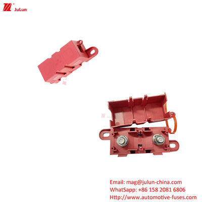 عملکرد گرم دارنده فیوز ANS برای تجهیزات الکتریکی در خودروهای قرمز و سیاه کیس پلاستیکی نایلون