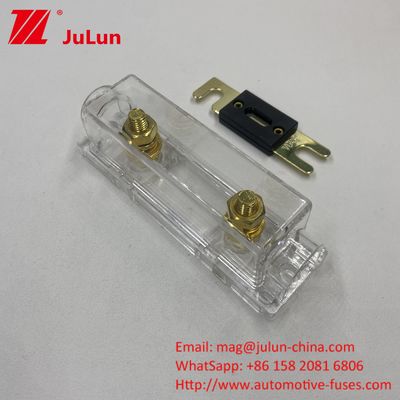طراحی ضد گرد و غبار دارنده فیوز شفاف ANL 20A 30A 80A 100A 200A 300A 400A 500A جریان نامشخص