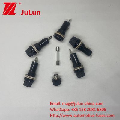 6x30 6x32mm پانل نصب شده نگهدارنده فیوز خودرو نوع 10A 20A 250V پایه بلوک فیوز PCB