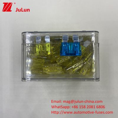 حفظ ثبات فیوز های تیغه اتومبیل برای وسایل نقلیه 2A 32V کامیون های غیر جاده ای وسایل نقلیه اتوبوس ها وسایل نقلیه آبی
