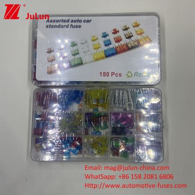 فيوز های تیغه اتومبيل 40A 32V ساخته شده از مس PA66 برای اتومبیل ها SUVها کامیون ها