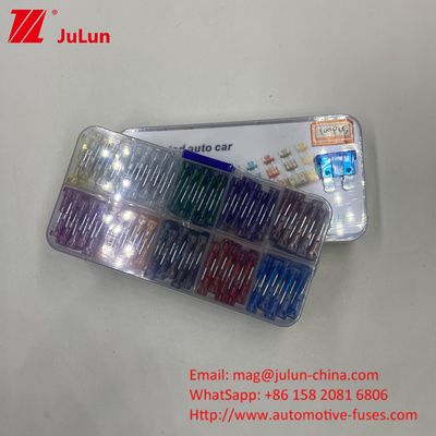 کامیون های غیر جاده ای فیوز تیغه باکس 10A 32V قطع کننده های مدار خودرو برای الکترونیک خودرو 0337 0237 0899 0999 0299