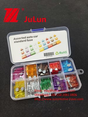 فيوز های تیغه خودرو 10A 32V کامیون های غیر جاده ای MTOF MAXI