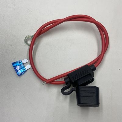 UL ضد آب Inline Blade Fuse Box Standard/Medium Plug in Car Fuse Holder با 22awg 20awg 18awg 16awg 14awg 12awg 10awg