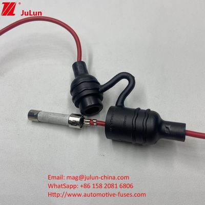 چراغ های LED 6x30mm 6.35x30mm 6.35x32mm 5x20mm IP67 حامل فیوز در خط ضد آب برای لوله شیشه ای سرامیکی فیوز برای مرحله