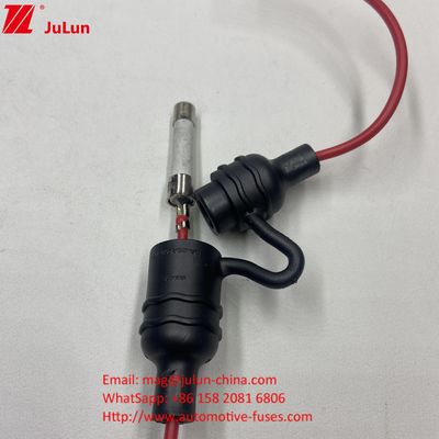 10x38mm 5x20mm 6x30mm دارنده فیوز در خط ضد آب درب ضد گرد و غبار خانه PA66 برای نور خیابان روشنایی صحنه