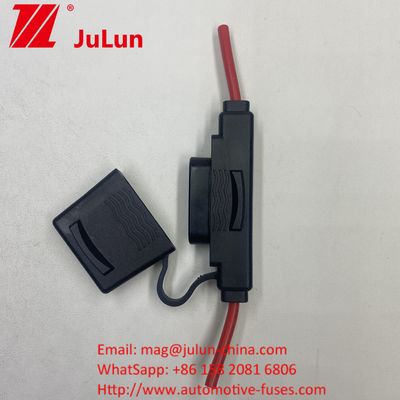 نگهدارنده فیوز داخلی ATC / ATO 14AWG 16AWG 18AWG 20AWG سیم کشی 80AMP تیغه فیوز نگهدارنده فیوز خودرو