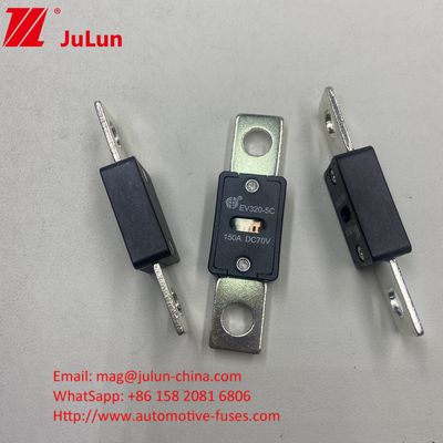 EV320-5C 200A 70VDC SINOFUSE برای EV HEV نوع ترمینال خودروهای الکتریکی فیوز 70VDC AC Ev شارژر سازگار