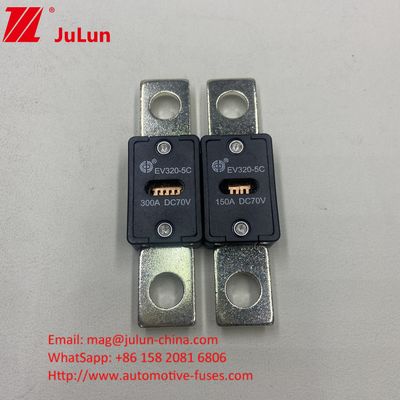 EV320-5X / 5C باتری خودرو 300A 70VDC شارژر فیوز با فیوز DC برای حفاظت EV HEV شامل