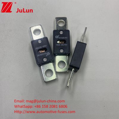 EV320-5X 80A 70VDC SINOFUSE فيوز های سرامیکی خودرو اندازه کوچک محافظت از مدار کوتاه مس نقره کوارتز ماسه طلا