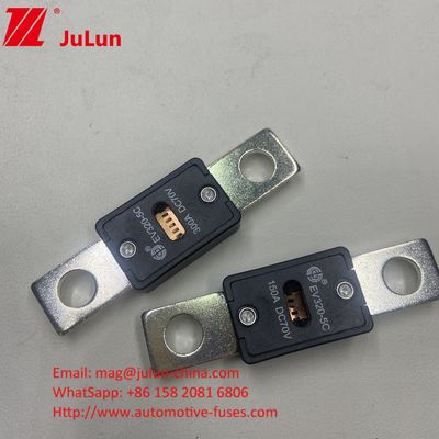 6KA EV320-5C 70VDC 150A فیوز وسایل نقلیه الکتریکی برای اتومبیل EV 68 * 19 * 10mm