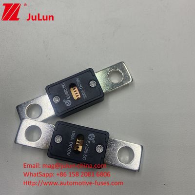فیوز های تیغه خودرو EV320-3X-150A 70VDC بولت M8 حالت نصب برای خودرو اتومبیل