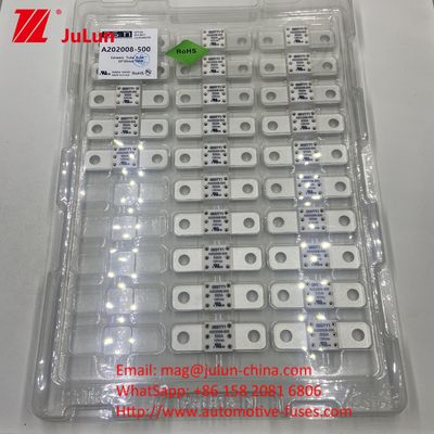 قطع کننده های مدار خودرو A202008 100A 100VDC EV FUSE ASTM