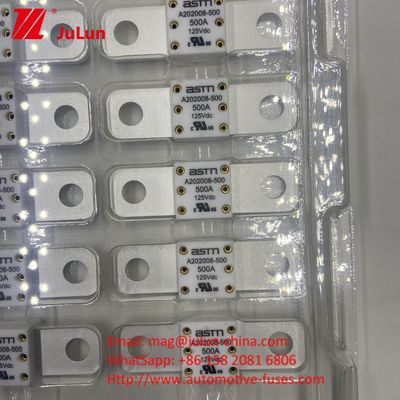 فيوز ASTM 200A 125VDC برای وسایل نقلیه الکتریکی و خودرو