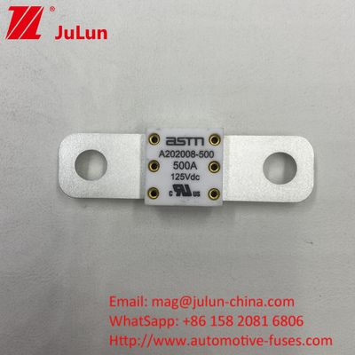 فيوز باتري خودرو ASTM 50.8 فاصله بین 2 سوراخ 200A 125VDC 20KA