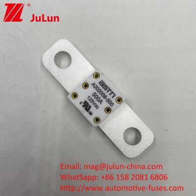 350A 125VDC فیوز باتری خودرو اندازه کوچک درجه فعلی بالا ASTM محافظت از مدار کوتاه