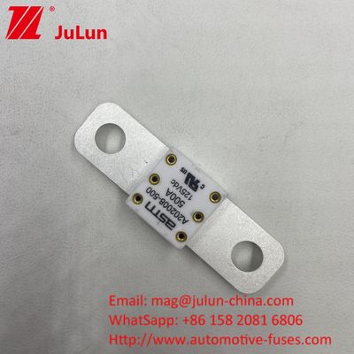 بولت سرامیک 200A 125VDC باتری فیوز ماشین سفید عملکرد تضمین شده