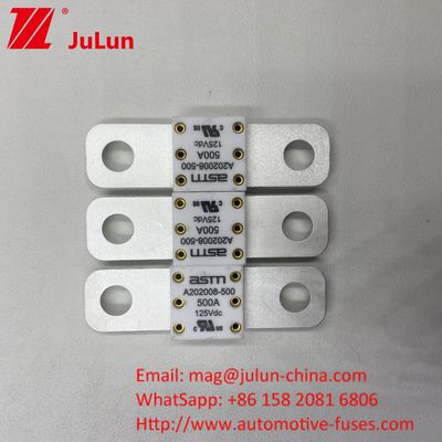 فیوز باتری اتومبیل سرامیکی 300A 125VDC سازگاری اتومبیل جهانی