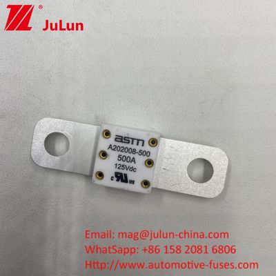 خودروهای الکتریکی EV رنگ سفید 350 آمپر فیوز سرامیکی 125VDC