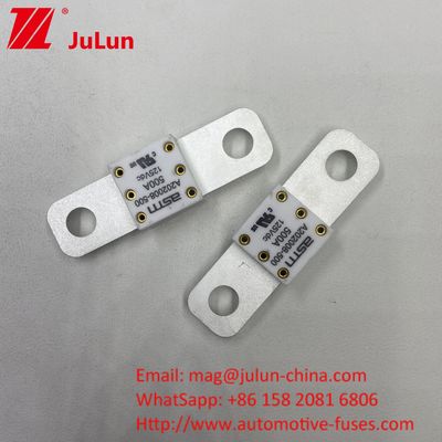 فیوز باتری ماشین سرامیکی 350A 125VDC ظرفیت شکستن بالا کمتر از 125Vdc