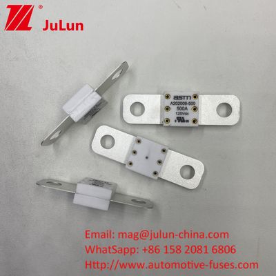 کامیون 400A 125VDC فاصله بین 2 سوراخ 50.8mm فیوز باتری ماشین برای سیستم های ارتباطی آسانسور