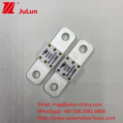 محافظ مدار کوتاه 500A 125VDC Battey فیوز اندازه کوچک فاصله نامگذاری جریان بالا بین 2 سوراخ 50.8mm